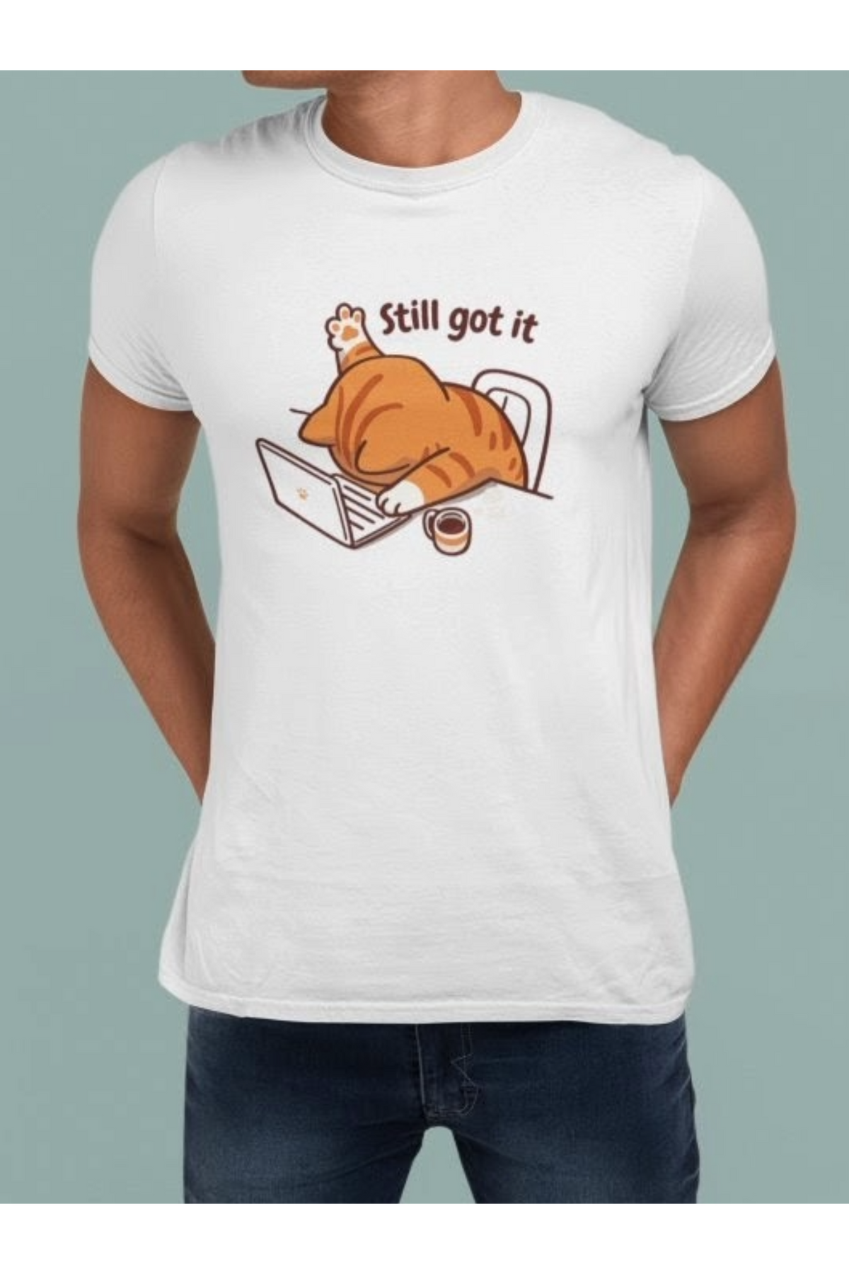 Premium Frustrated Cat T-Shirt "Still Got It" - Unisex