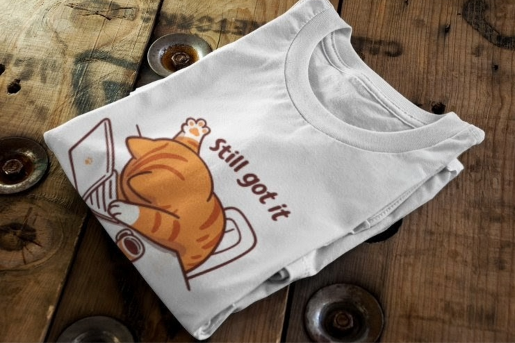 Premium Frustrated Cat T-Shirt "Still Got It" - Unisex