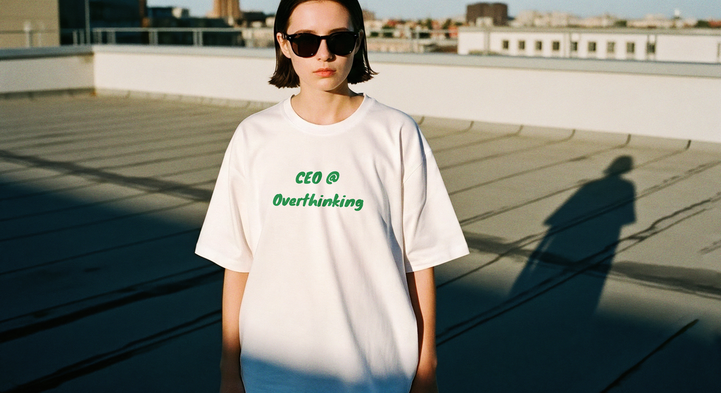 "CEO @ Overthinking" UNISEX Oversized T-Shirt